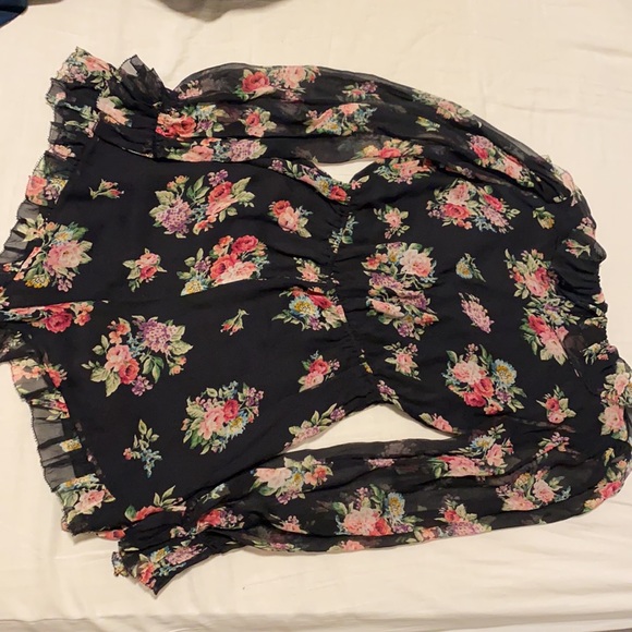 Zimmermann Honour Floating Ruffle Black Playsuit - Picture 9 of 10